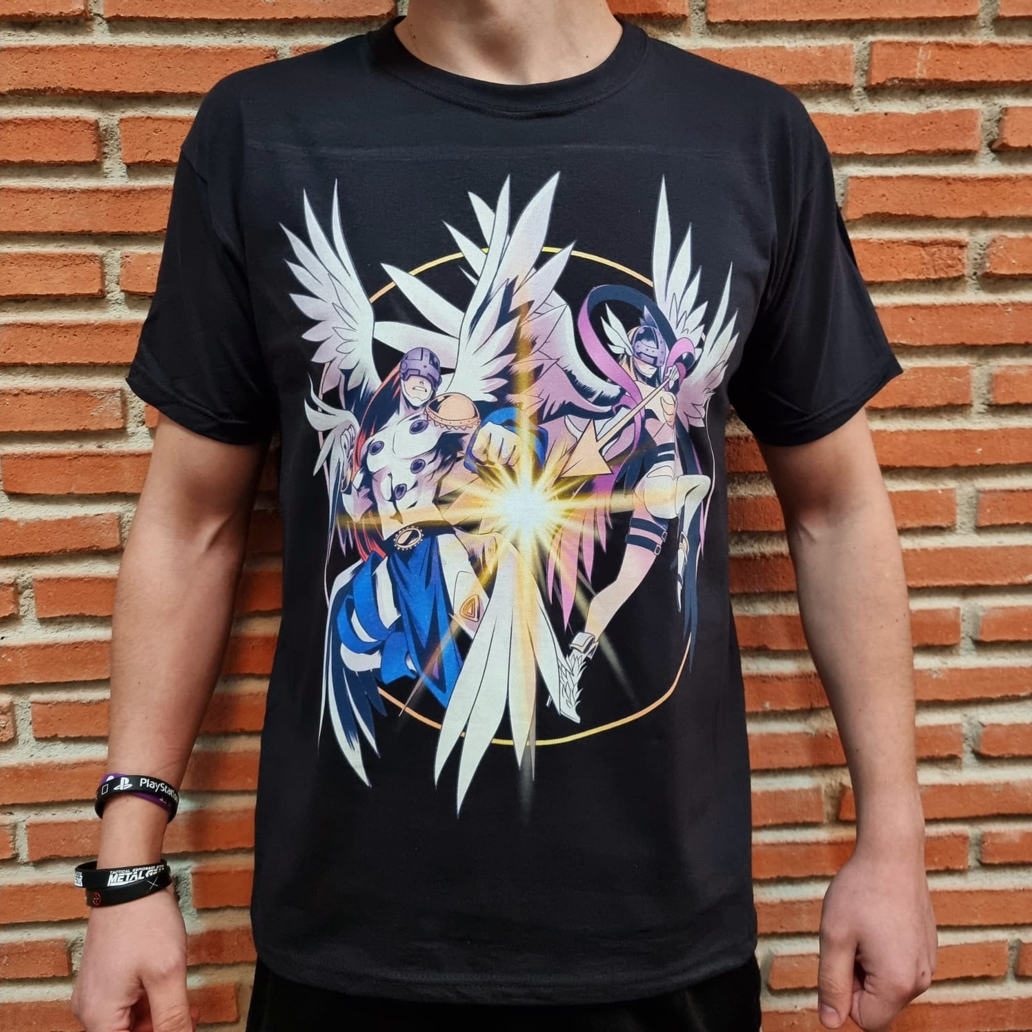 Model Kit Digimon - Maglietta unisex Digimon: Angemon e Angewomon