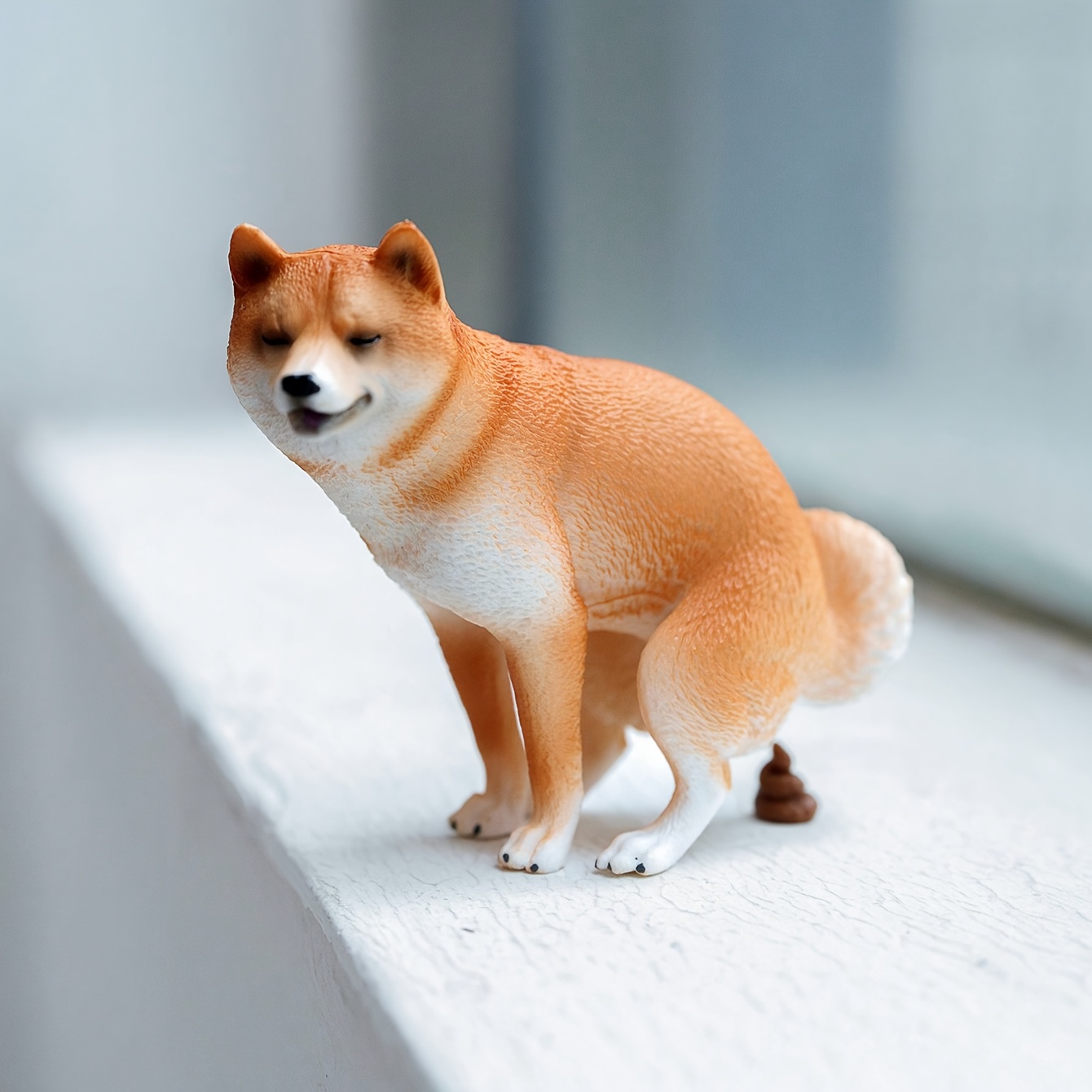 Model Kit Resin - 1/6 Bilancia Divertente Shiba Inu Figurine