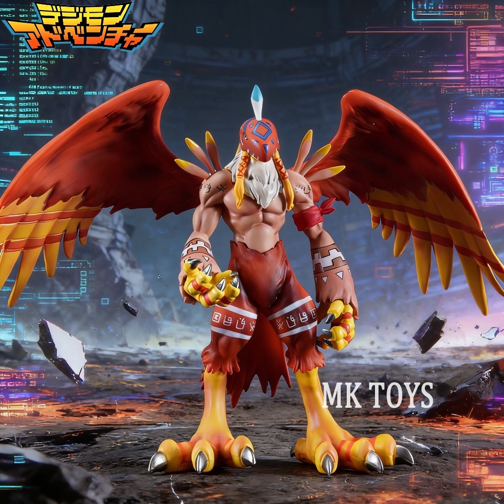 Model Kit Digimon - Statuetta Anime Digimon Adventure di Garudamon,
