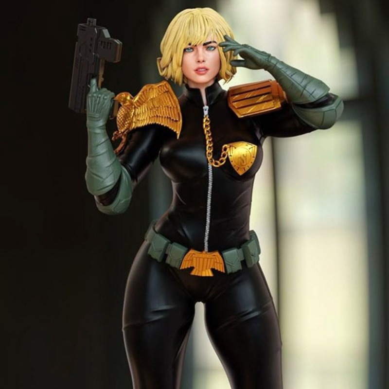 Model Kit Judge - 1/24 Bilancia Cassandra Anderson Figura In