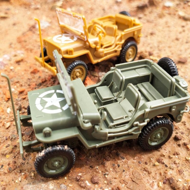 Model Kit Jeep - 4D assemblato 1/48 Willis Jeep SUV