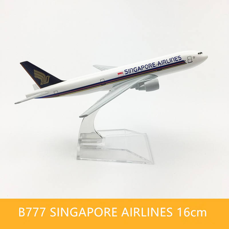 Model Kit Singapore - Modellino in Metallo di Aereo Singapore