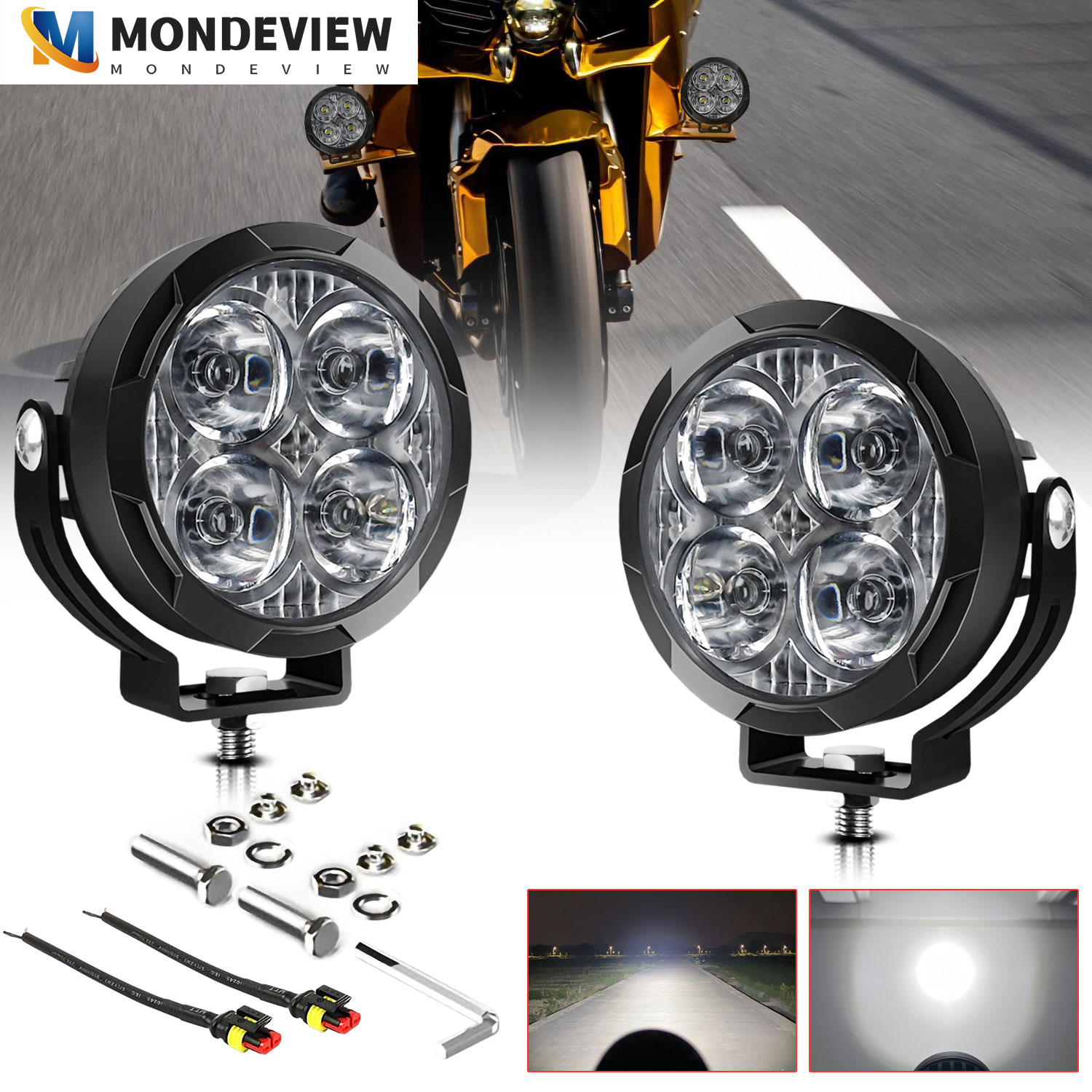 Model Kit Jeep - MONDEVIEW M11 Luce circolare ad alta