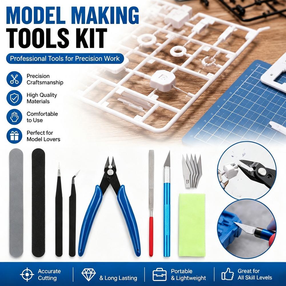 Model Kit Gundam - Kit di 14 Utensili per Modellismo,