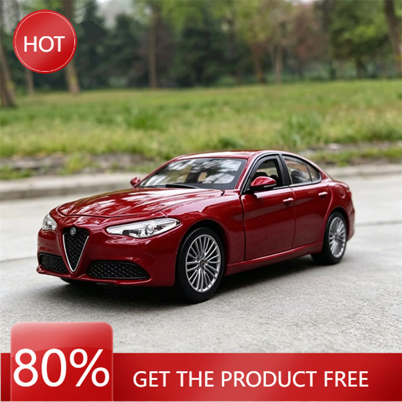 Model Kit Alfa Romeo - Copricerchi Bburago 1:24 Alfa Romeo Giulia