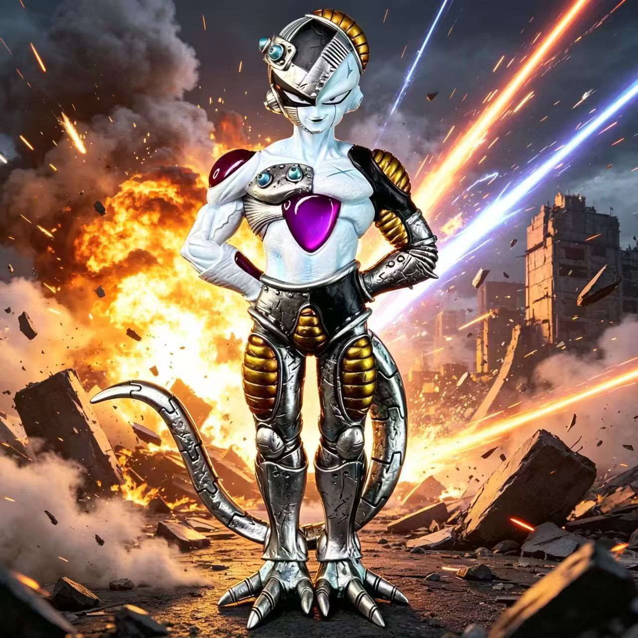 Statuetta Anime Dragon Ball Me - Model Kit Frieza recensione e prezzo
