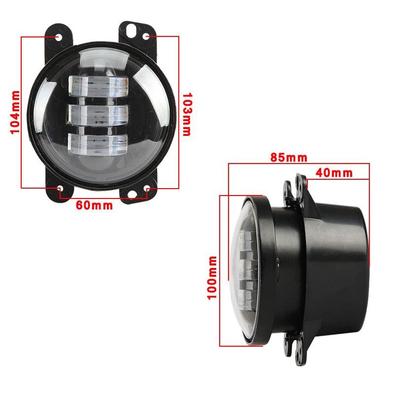 Fendinebbia gialli a LED da 4  - Model Kit Jeep recensione e prezzo