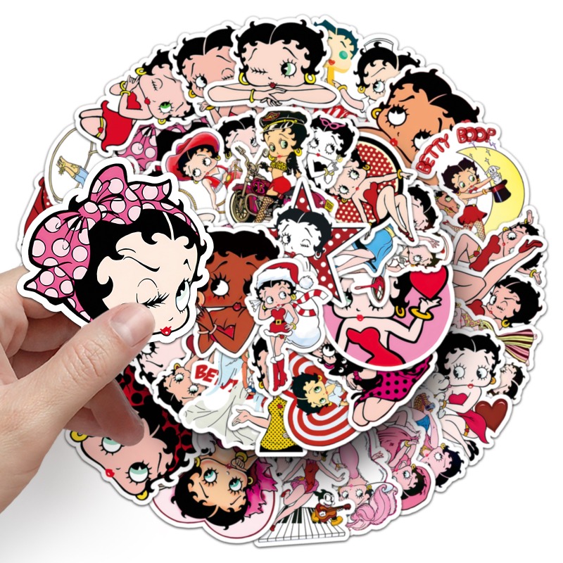 50 adesivi Betty Boop ad alta  - Model Kit Girls recensione e prezzo