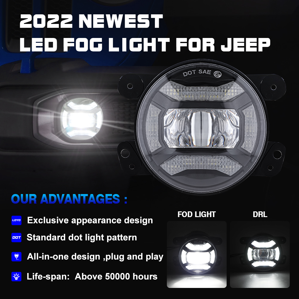 Fendinebbia a Led da 4 